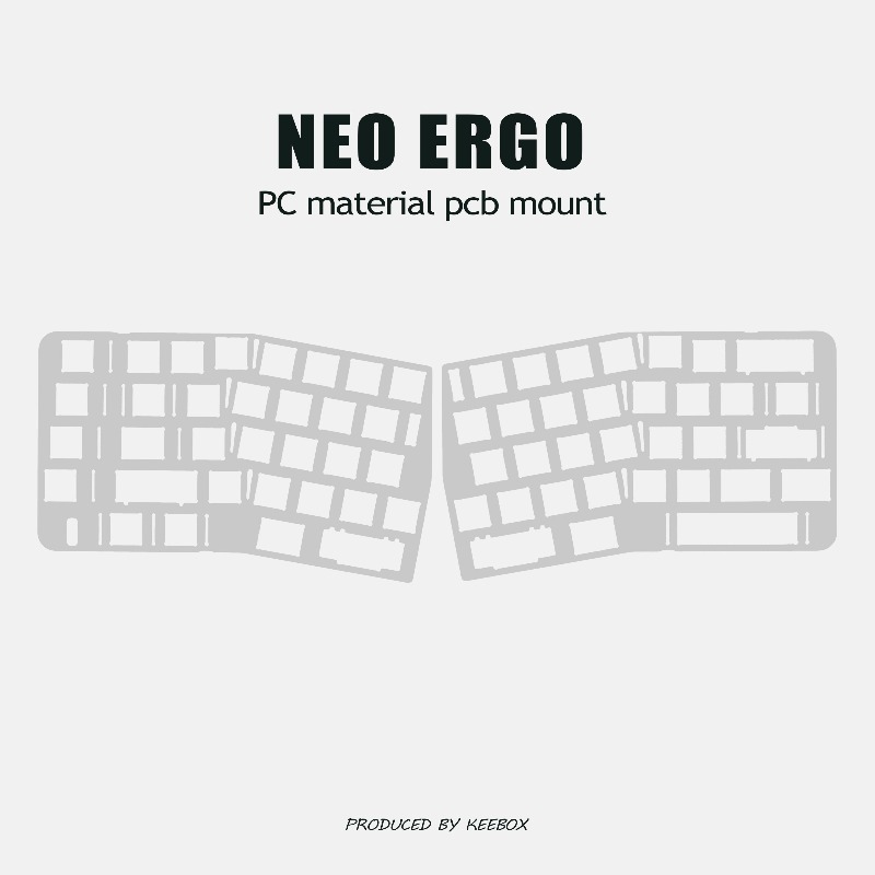Crepe Pan Carbon - Placa de Posicionamiento para Teclado Neo