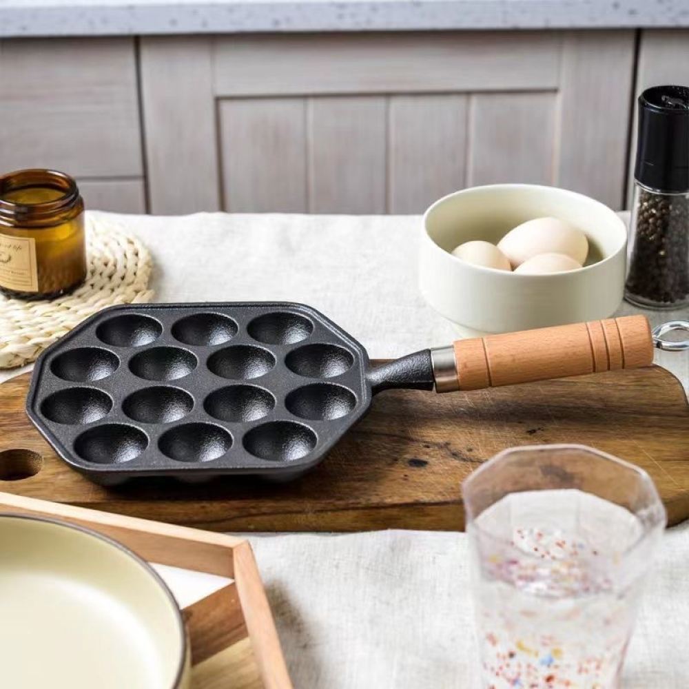 Sartén de hierro fundido para  - Takoyaki Grill Plate reseña y precio