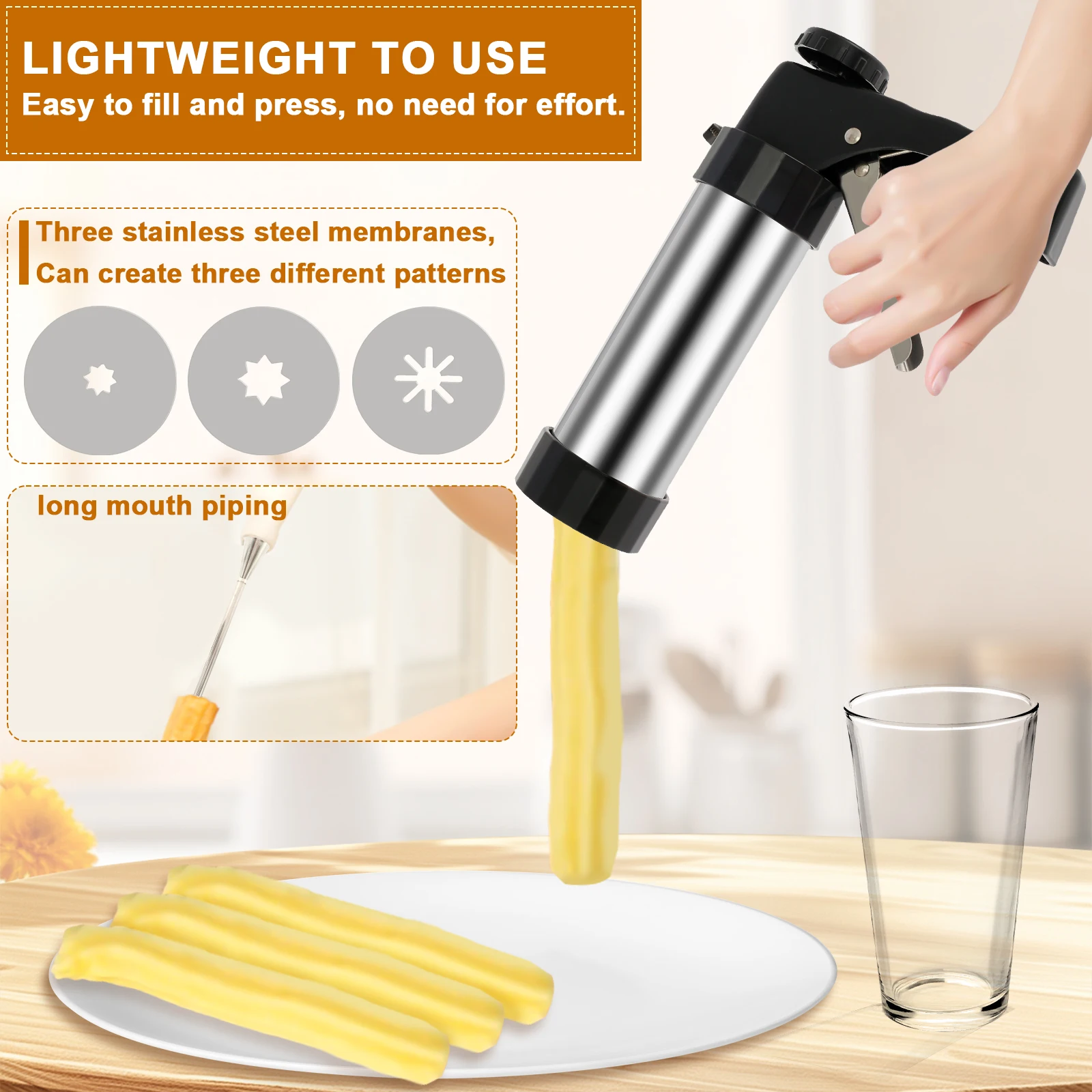 Máquina para hacer churros, ki - Churros Maker Gun reseña y precio