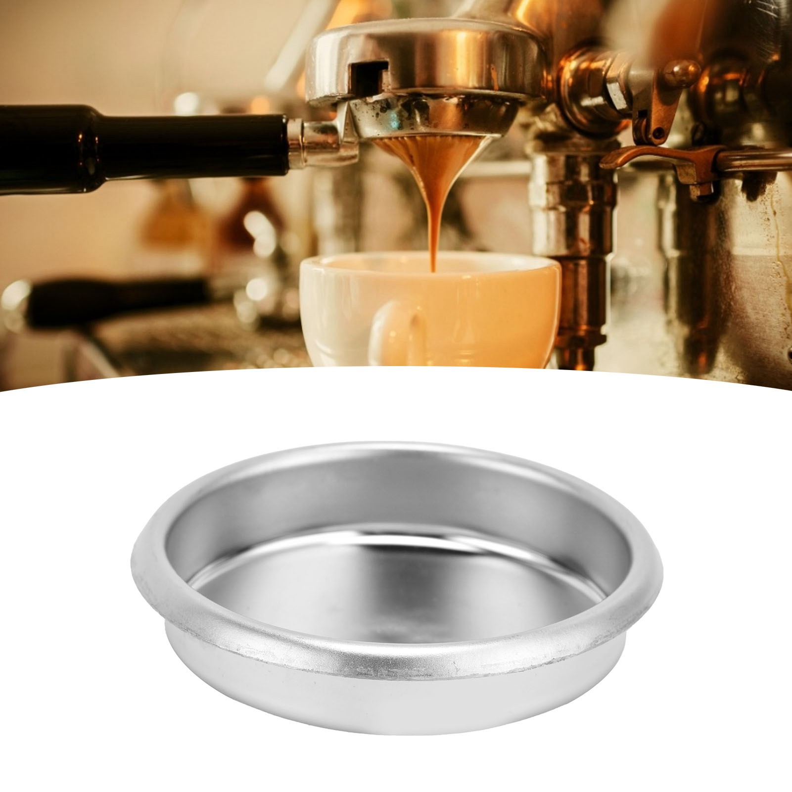 Filtro ciego metálico de acero - Breville Espresso Bes870 reseña y precio