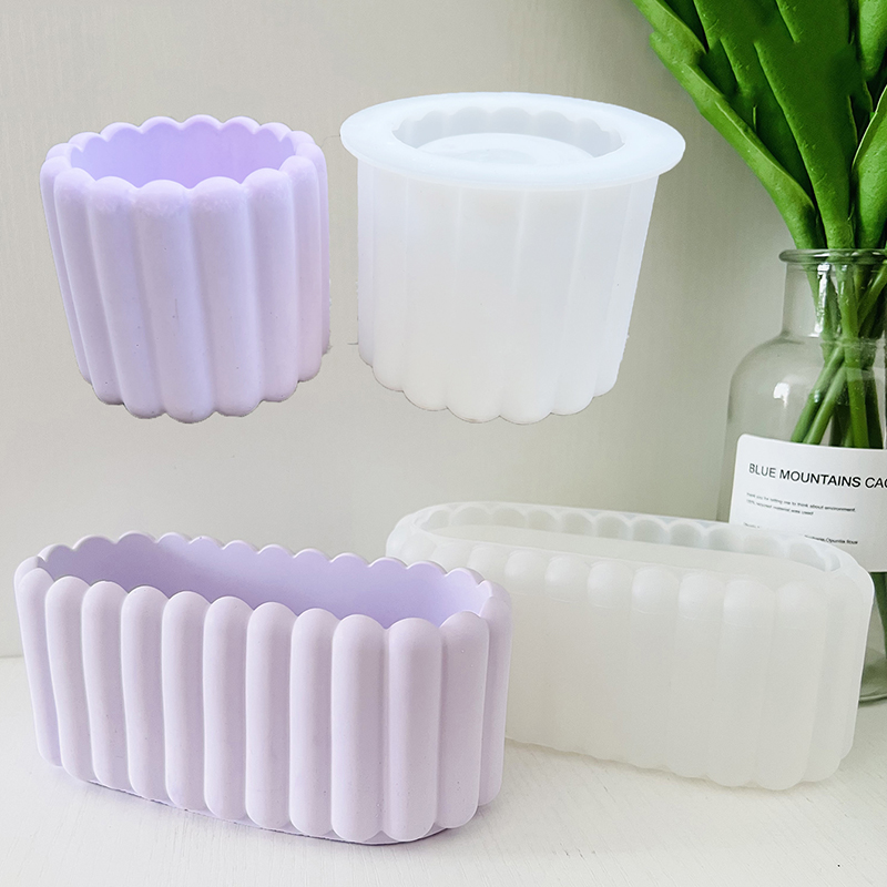 Maceta de cemento ovalada, mol - Potsticker Mold reseña y precio