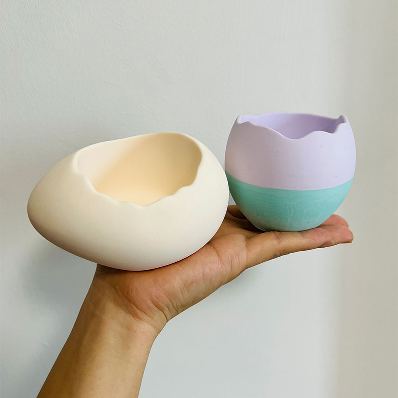Maceta de cemento ovalada, mol - Potsticker Mold reseña y precio