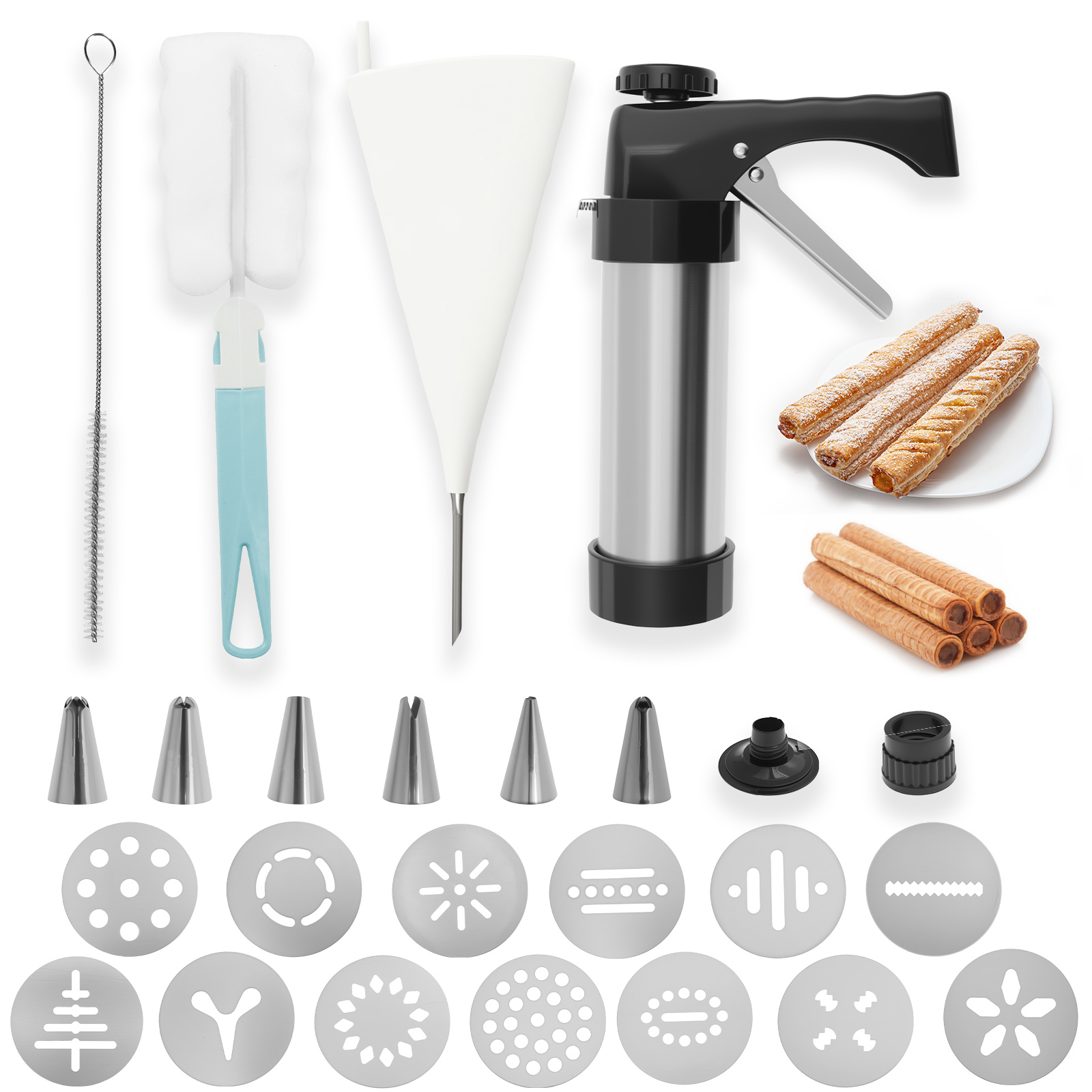 Máquina para hacer Churrera Ch - Churros Maker Gun reseña y precio